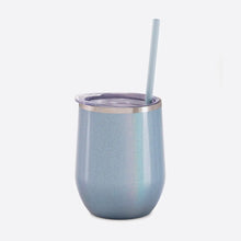 Load image into Gallery viewer, Custom Wine Tumbler with Straws
